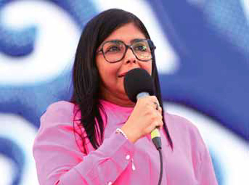 Delcy Rodríguez, vicepresidenta de Venezuela