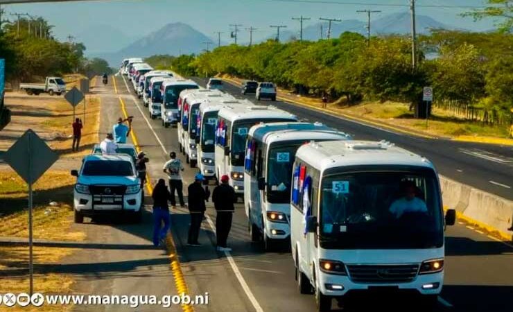 Entrega de buses será en saludo al General Augusto C. Sandino
