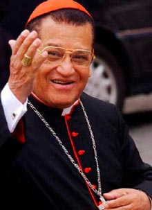 Cardenal Miguel Obando y Bravo.