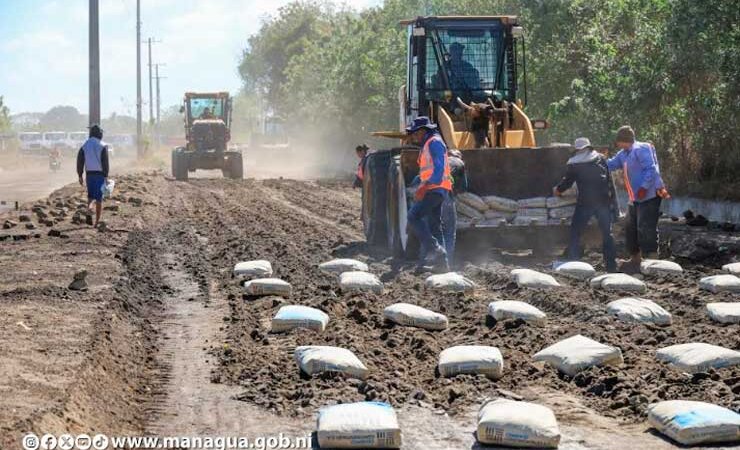 Proyectan mejoras de más de mil calles en Managua