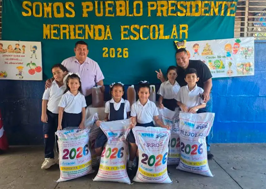 Gobierno sandinista garantiza Merienda Escolar