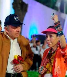 Los Copresidentes, Comandante Daniel y Compañera Rosario.