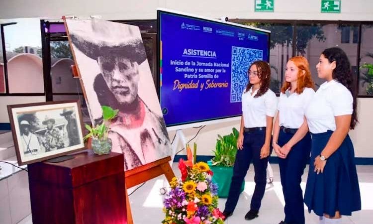 Sistema Educativo Nacional inicia jornada “Sandino y su amor por la Patria”